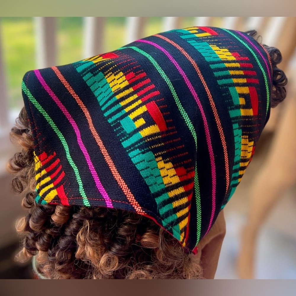 Colorful Striped Bandanna